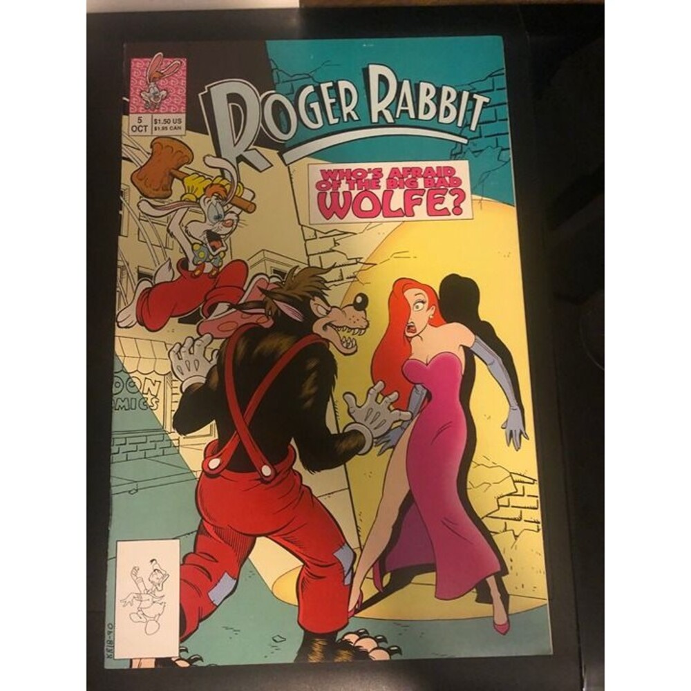Roger Rabbit #5, Jessica Rabbit Cover-Disney NM 1st Print